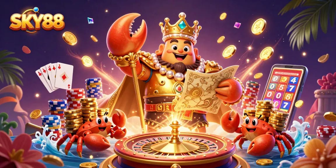 Experience thrilling chances to win big at SKY88 with a dazzling underwater casino adventure.