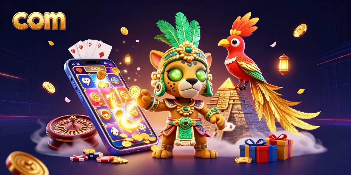 Engage in thrilling casino games at com with interactive slots and vibrant decorations.