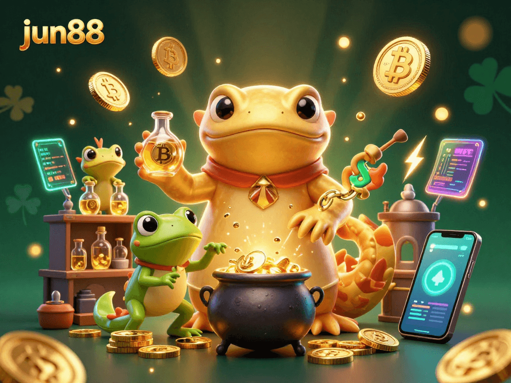 Experience the excitement and allure of jun88 with immersive golden games and cryptocurrency elements.