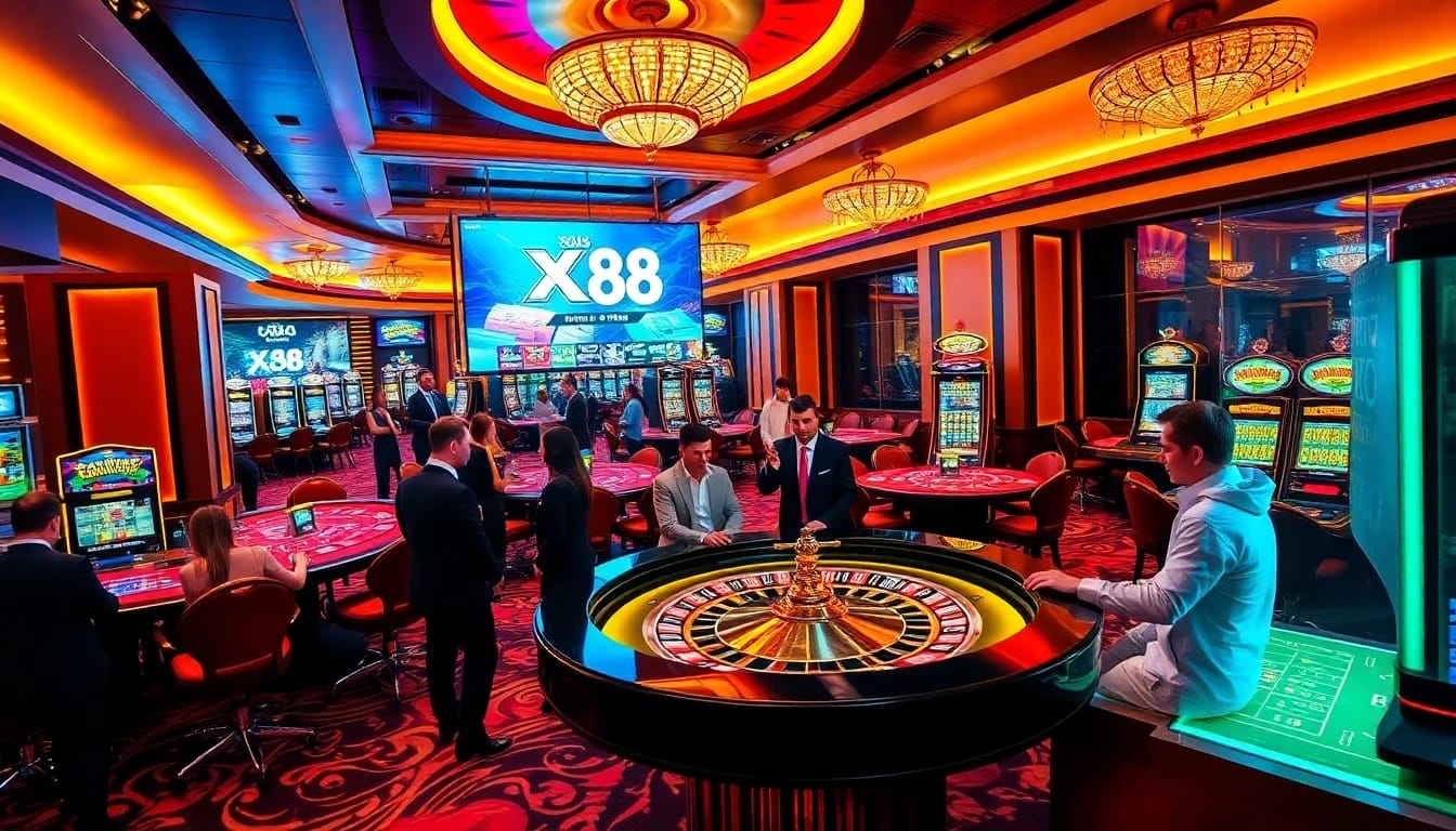 Exciting gambling scene at a luxurious casino inspired by https://xx88.me.uk.