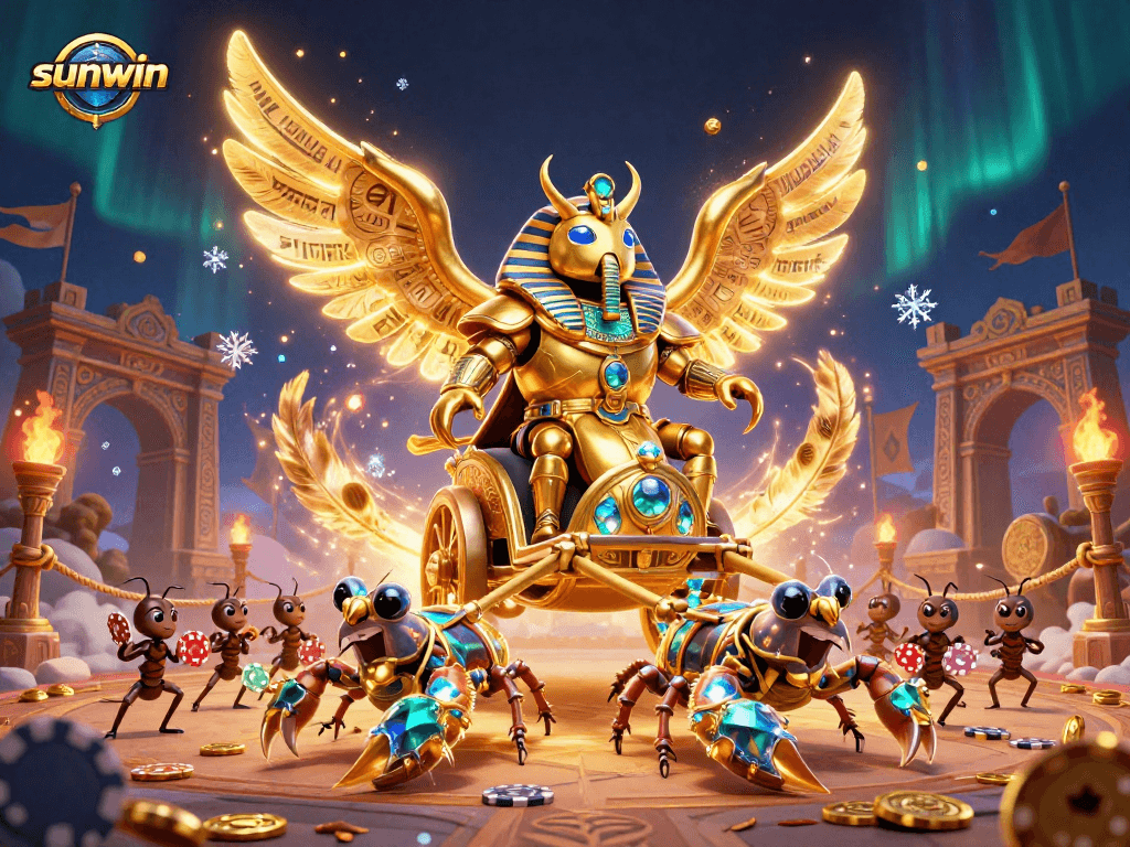Join the winning thrill of sunwin with dynamic poker chip action in a vibrant casino scene.