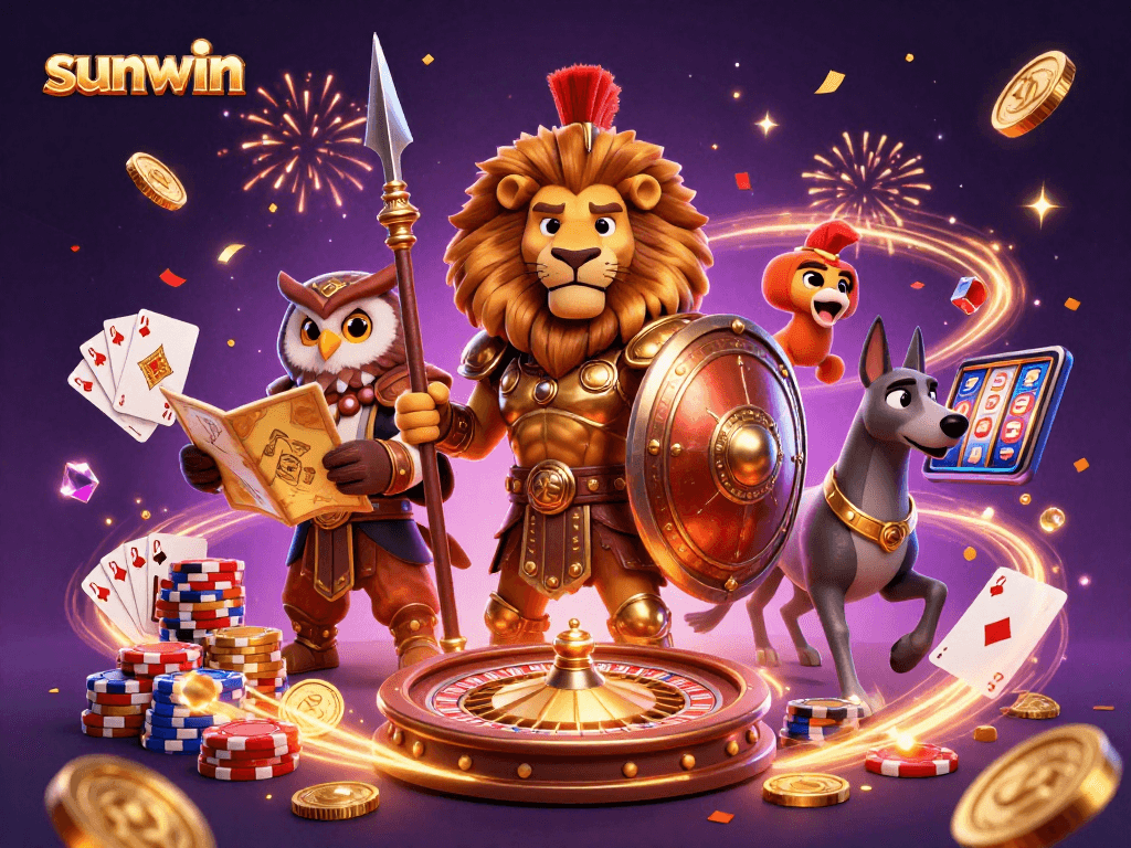 Experience thrilling wins with sunwin as a Spartan lion, owl strategist, and greyhound messenger delight in casino action.