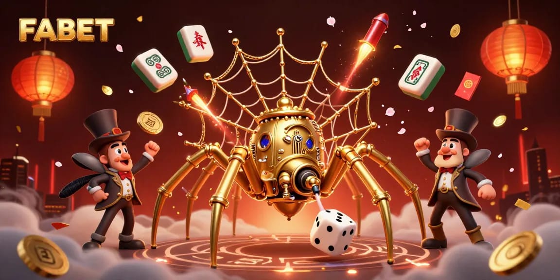 FABET enhances your gaming experience with a dynamic steampunk scene depicting luck and chance in action.