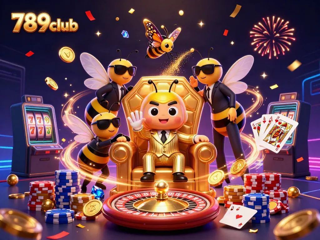 Experience thrilling gameplay with 789club in a vibrant casino-themed 3D illustration.