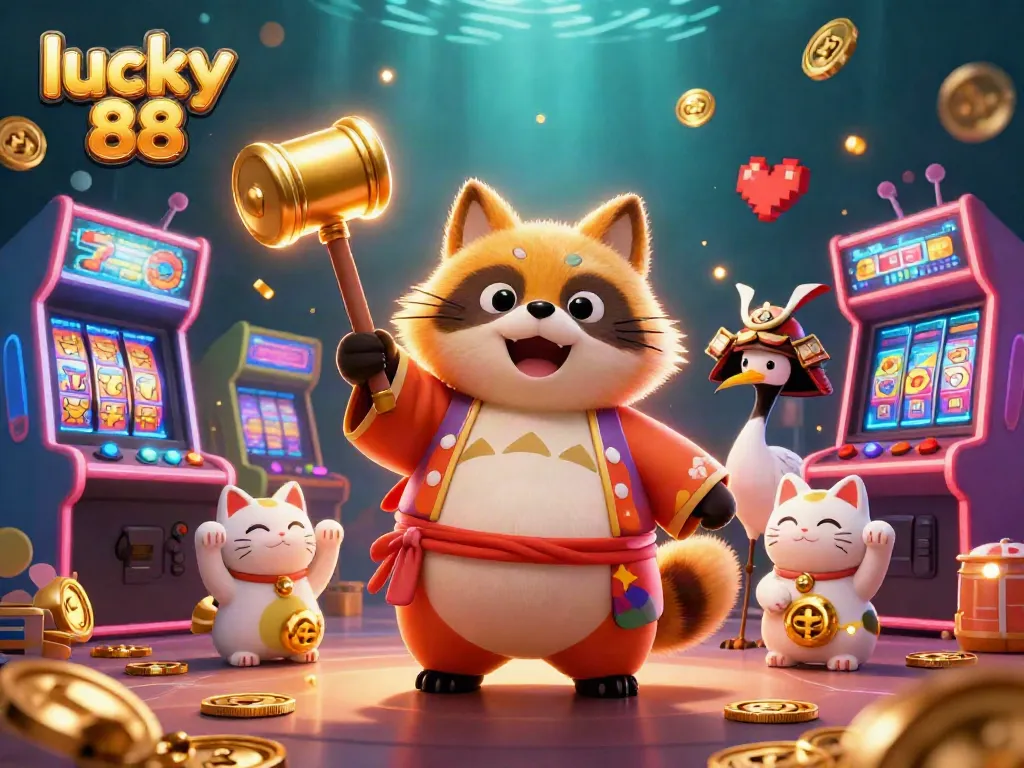 Engage with exciting lucky 88 slot gameplay featuring colorful elements and cheerful characters.