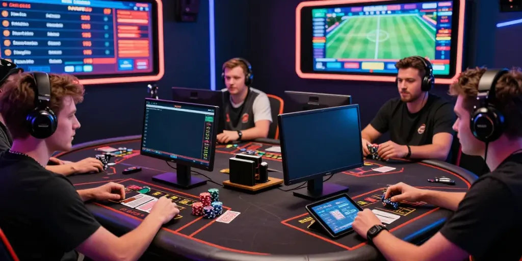 Exciting online betting activity on FABET showcasing diverse players engaging in sports and casino games.