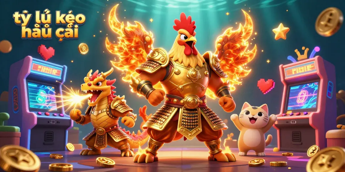 Engage with the tỷ lệ kèo nhà cái using vivid 3D illustration featuring animated casino characters.