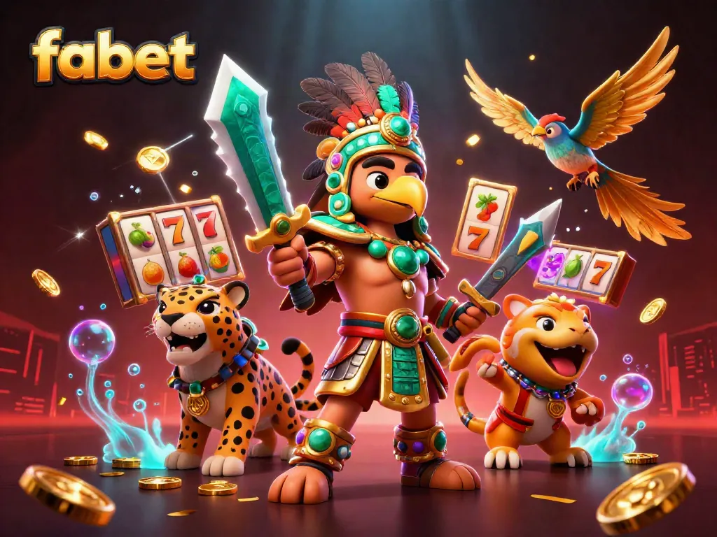 Spin the slots with fabet in captivating action featuring Aztec warriors and lucky symbols.
