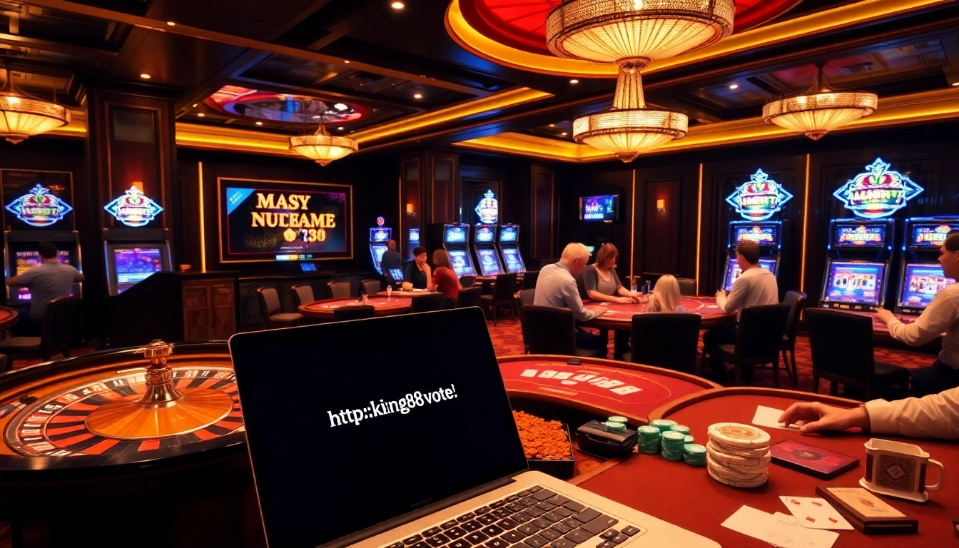 Experience thrilling gaming at https://king88.vote/ with vibrant casino tables and electronic gaming.