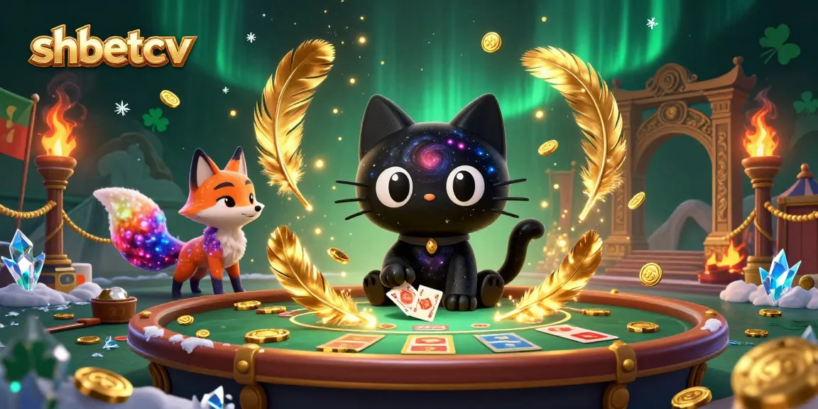 Experience thrilling moments at shbetcv's cosmic casino with 3D cartoon characters engaging in dynamic gameplay.