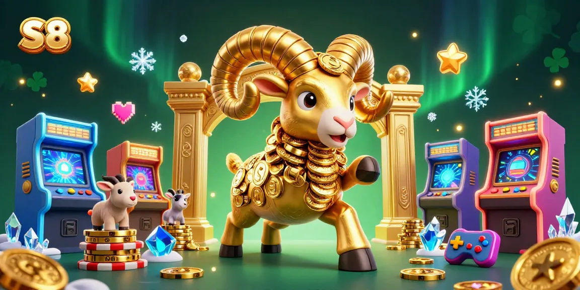 Experience thrilling gameplay at S8 with vibrant 3D casino elements and dynamic characters.