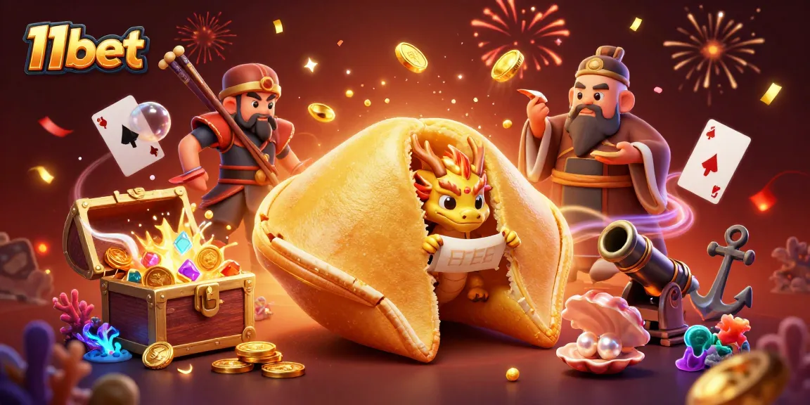 Bet on 11bet and witness fortune unfold with a vibrant 3D casino scene.