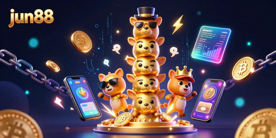 Experience thrilling gaming at jun88 with vibrant casino elements and magical animations.
