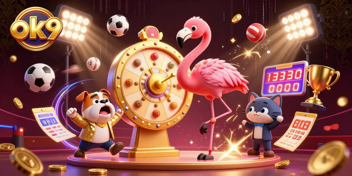Experience the excitement at ok9, featuring lively sports betting elements and winning prizes.